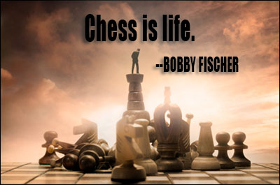 An inspirational chess quote
